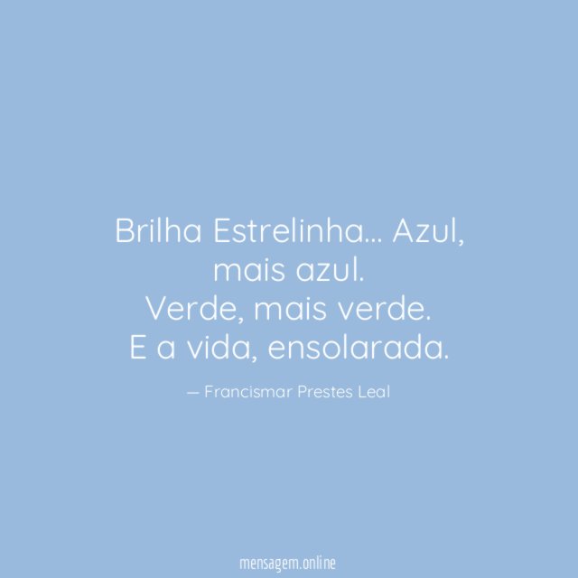 Brilha Estrelinha…