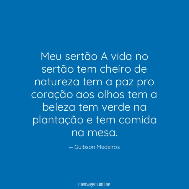 Meu sertão