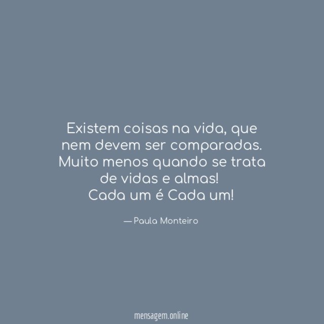 Existem coisas na vida