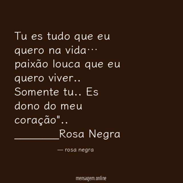 Tu es tudo que eu quero na vida