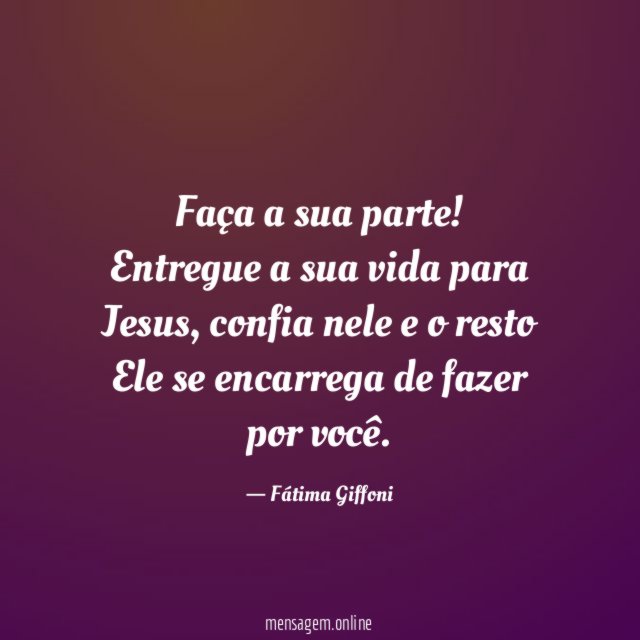 Faça a sua parte