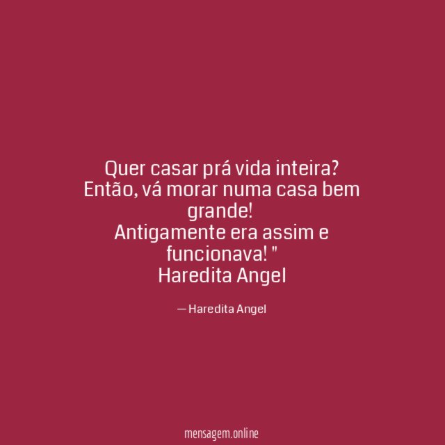 Quer casar prá vida inteira