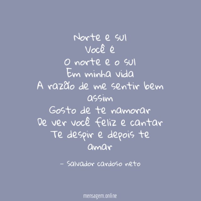Norte e sul