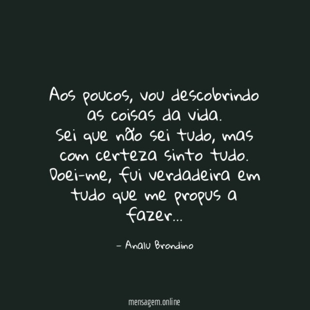 Aos poucos