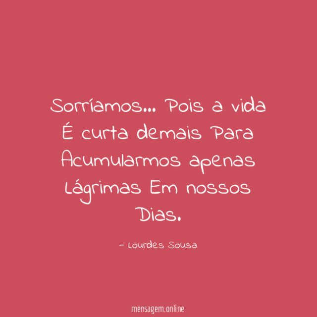 Sorríamos…