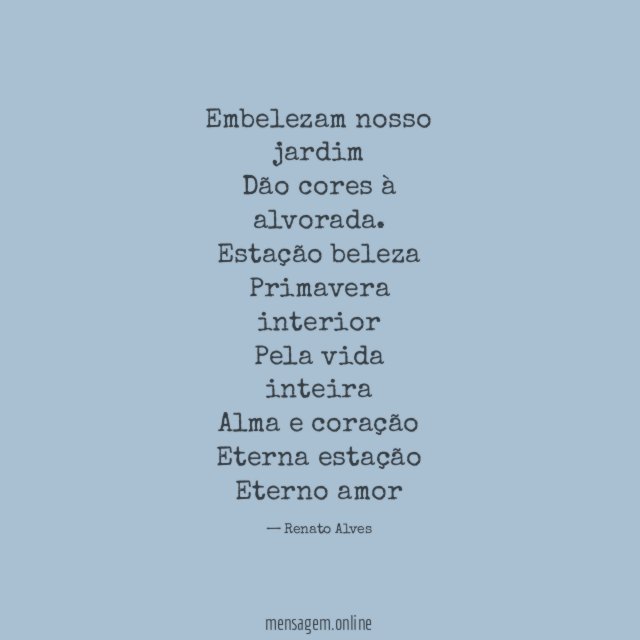 Embelezam nosso jardim Dão cores à alvorada