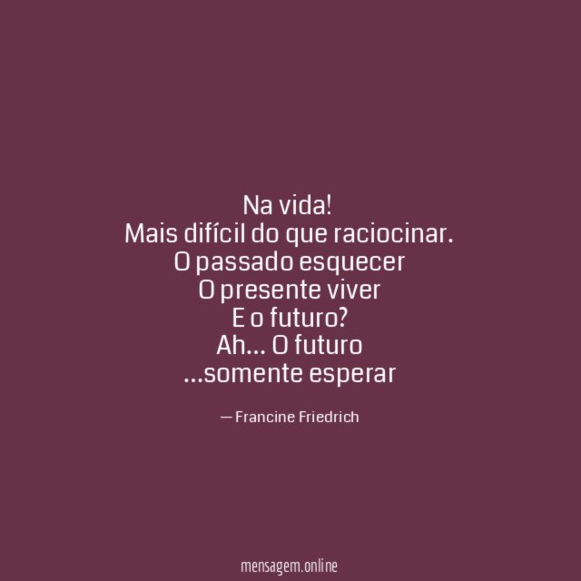 Na vida