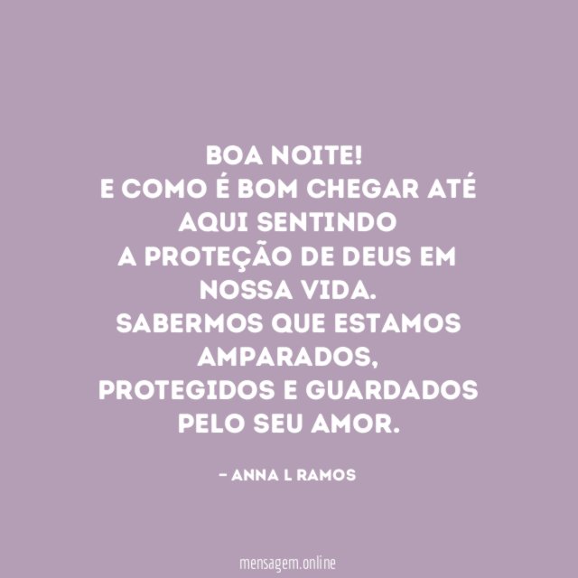 Boa noite