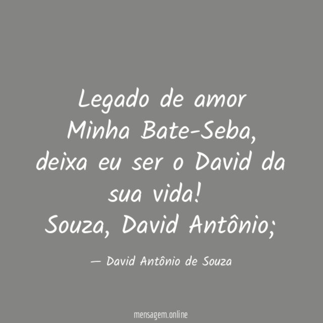 Legado de amor