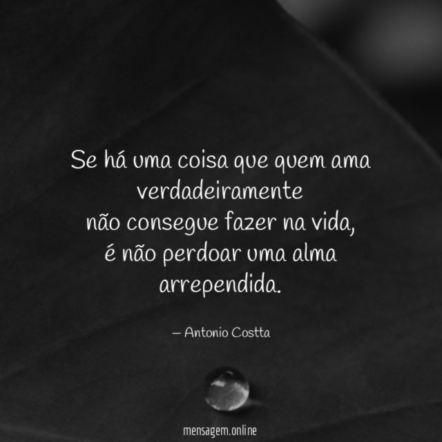 Se há uma coisa que quem ama verdadeiramente não