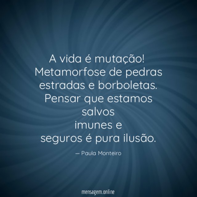 A vida é mutação