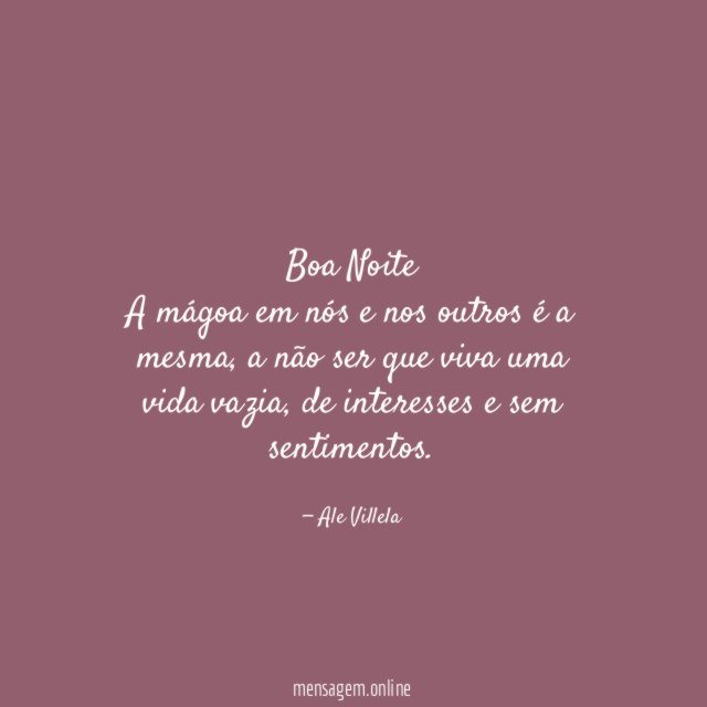 Boa Noite
