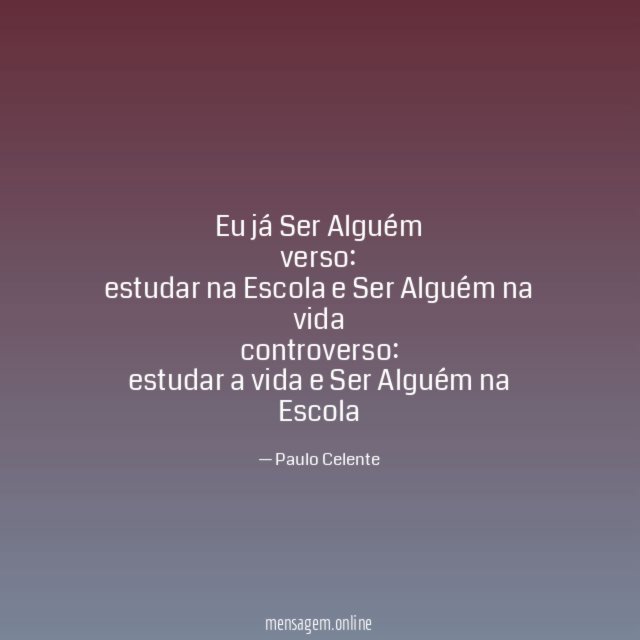 Eu já Ser Alguém