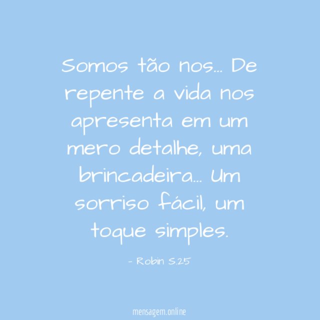 Somos tão nos