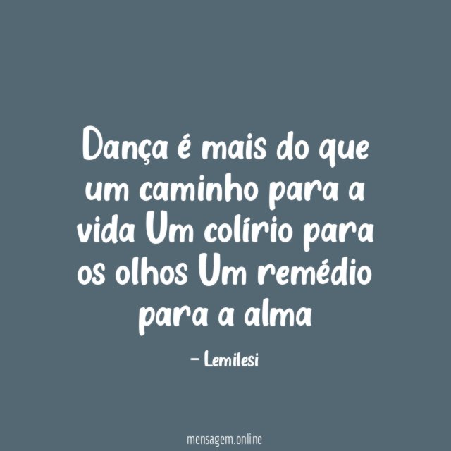 Dança é mais do que um caminho para