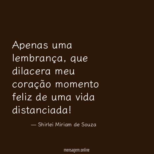 Apenas uma lembrança