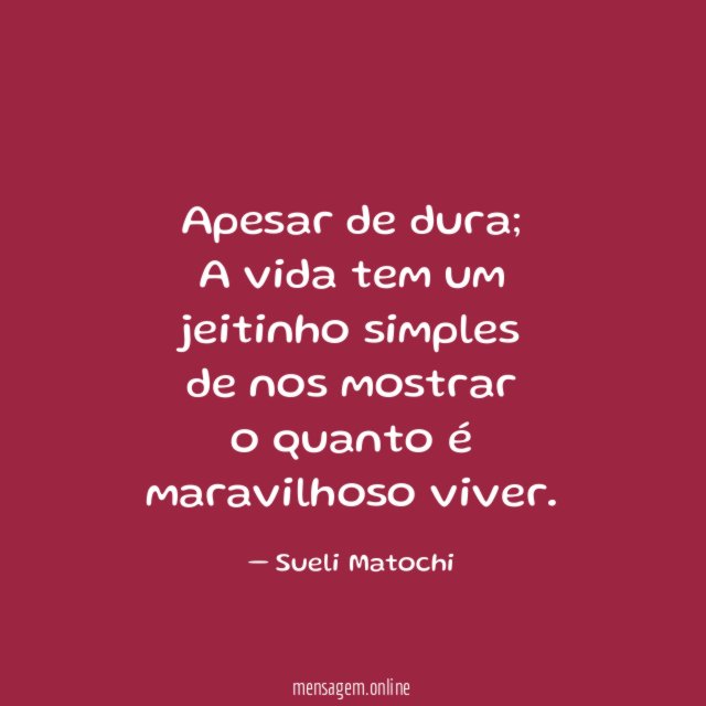 Apesar de dura