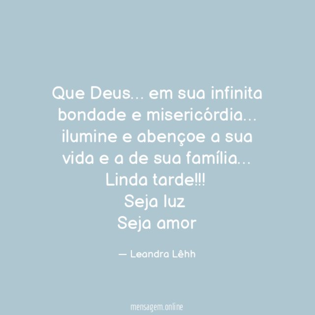 Que Deus