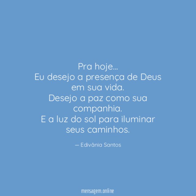 Pra hoje