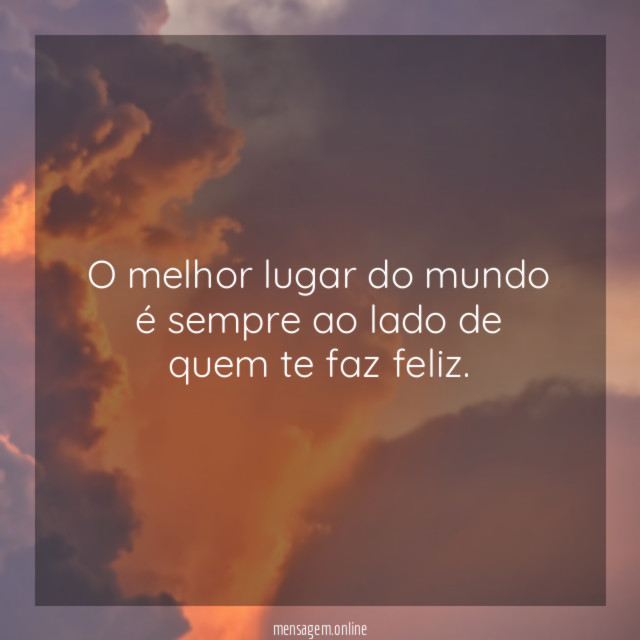 O melhor lugar do mundo