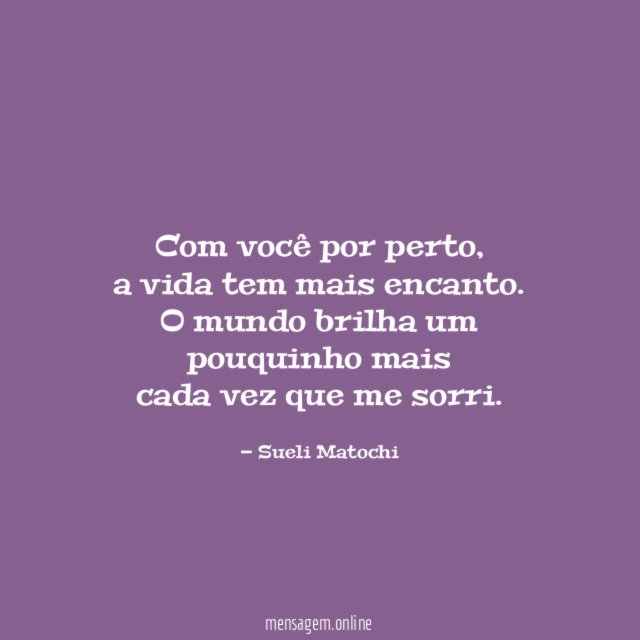 Com você por perto