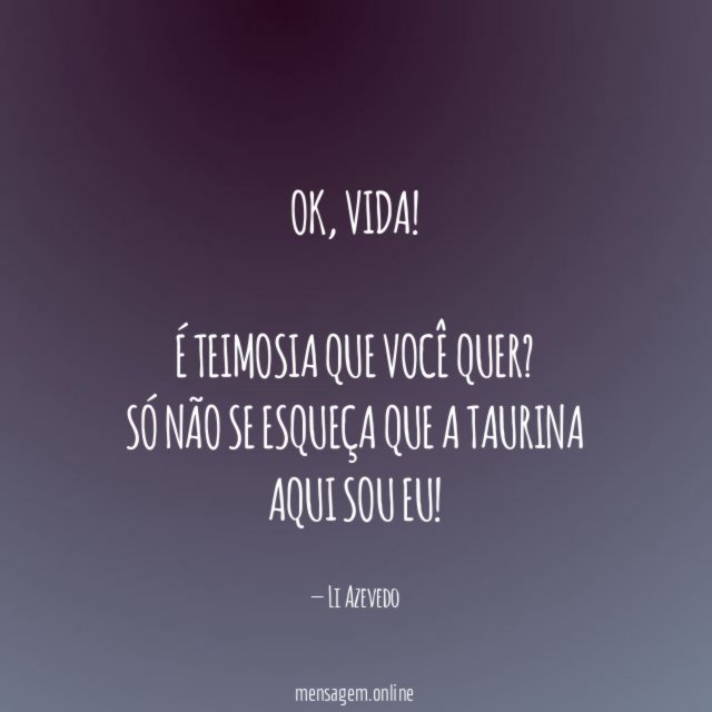 Ok, vida!