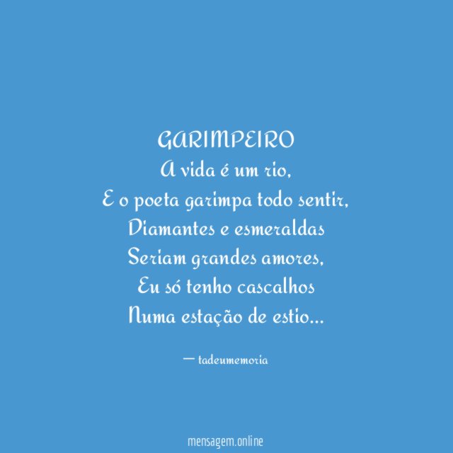 GARIMPEIRO A vida é um rio