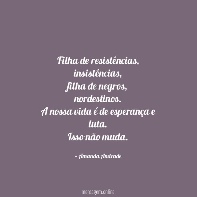 Filha de resistências