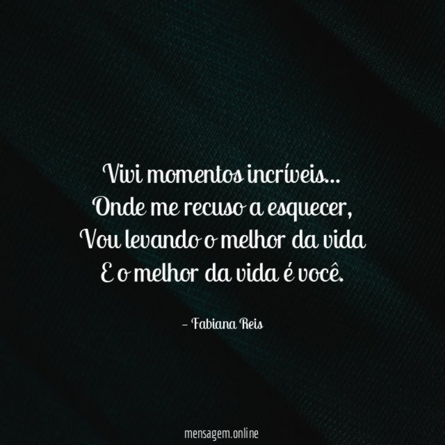 Vivi momentos incríveis