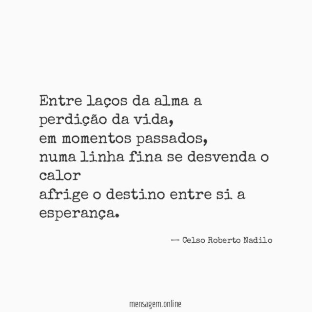 entre laços da alma a perdição da vida