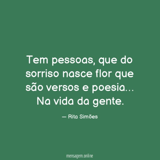 Tem pessoas