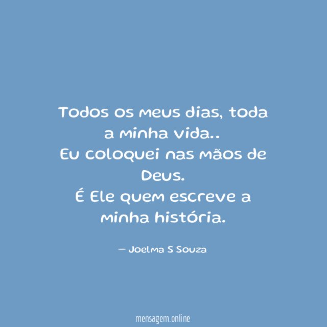 Todos os meus dias