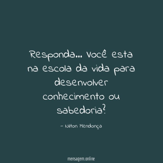 Responda…