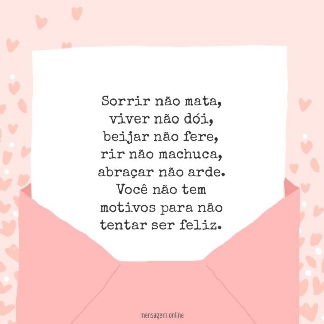 Sorrir não mata