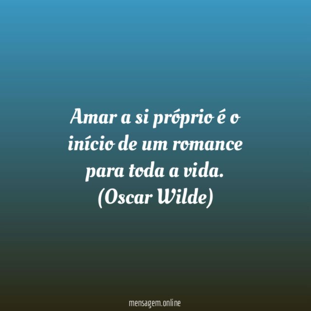 Amar a si próprio