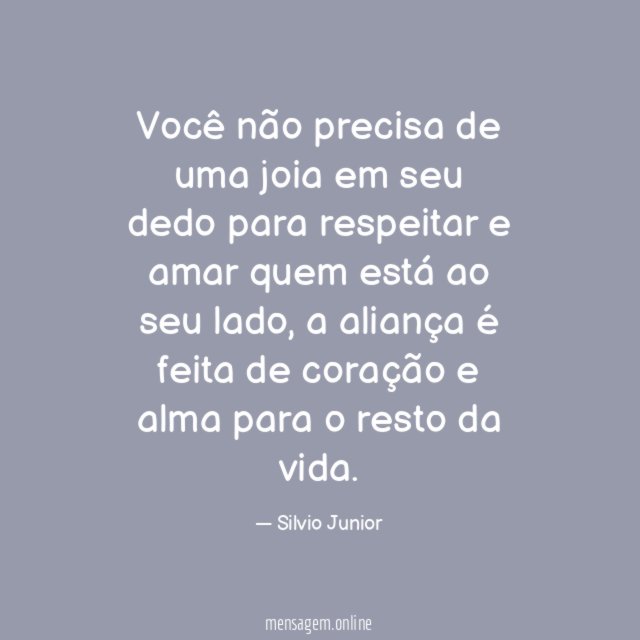 Você não precisa de uma joia em seu
