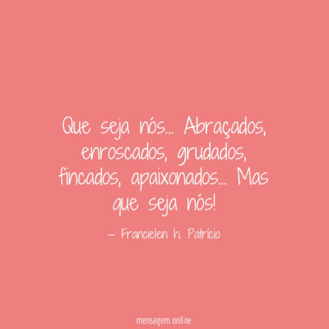 Que seja nós