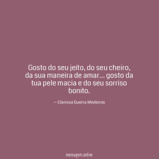 Gosto do seu jeito