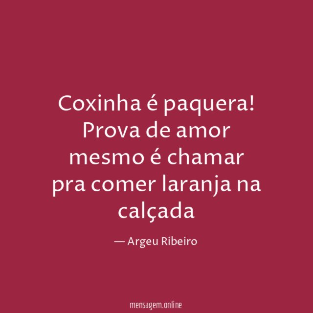 Coxinha é paquera