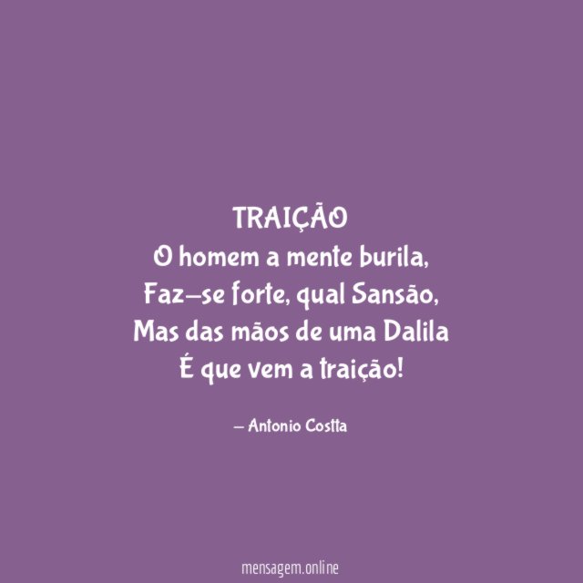 TRAIÇÃO