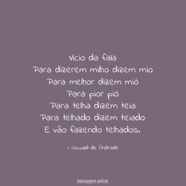 Vício da fala