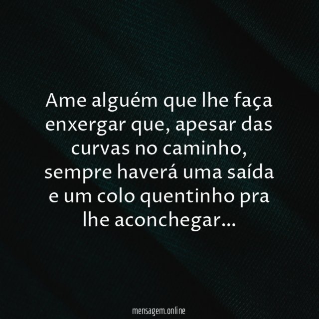 Ame alguém que