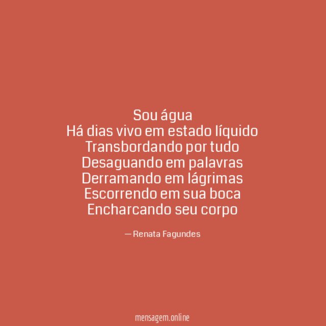 Sou água