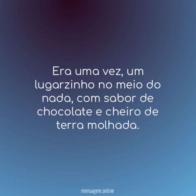 Era uma vez…