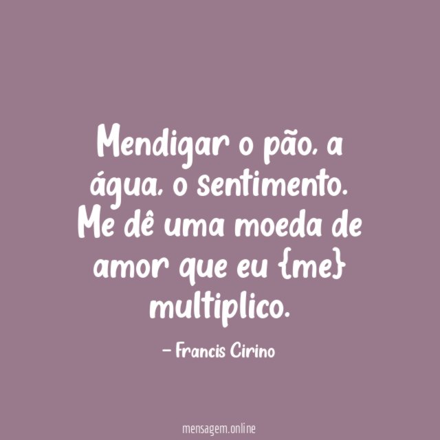 Mendigar o pão
