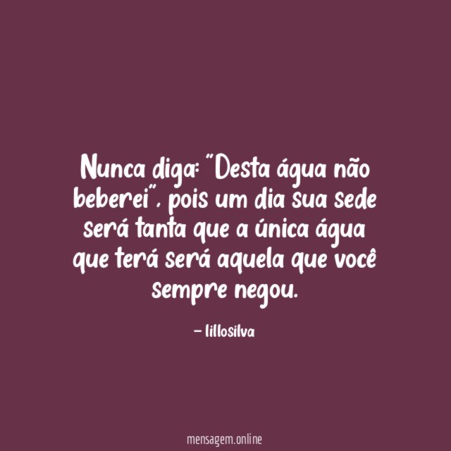 Nunca diga