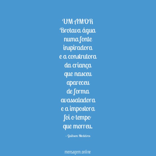 UM AMOR