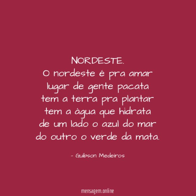 NORDESTE.