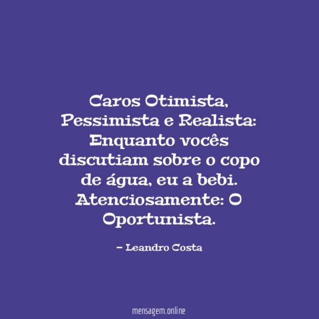 Caros Otimista