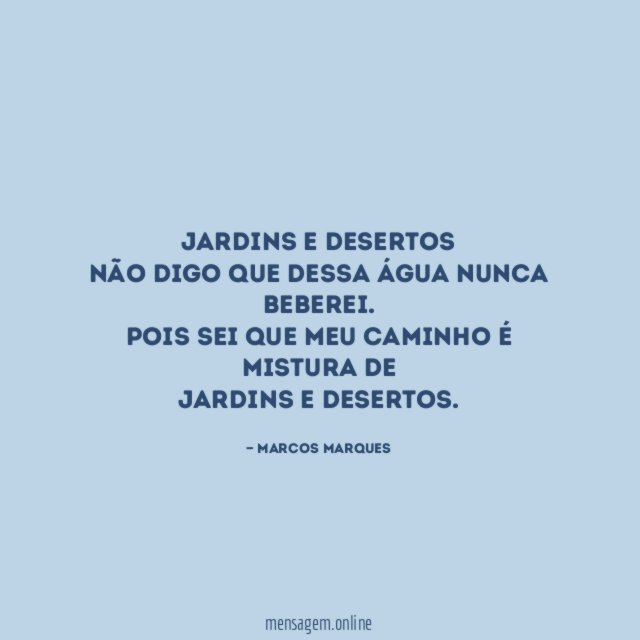 JARDINS E DESERTOS